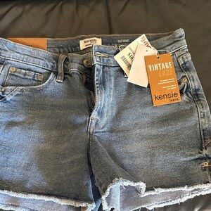 Kensie Vintage Luxe Denim Shorts